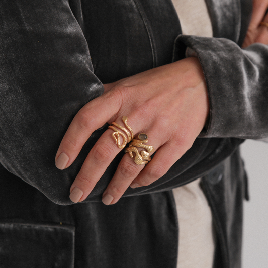 Spiral Serpent Ring