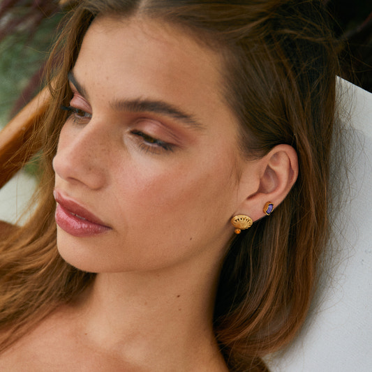 Charoite Mare Earring