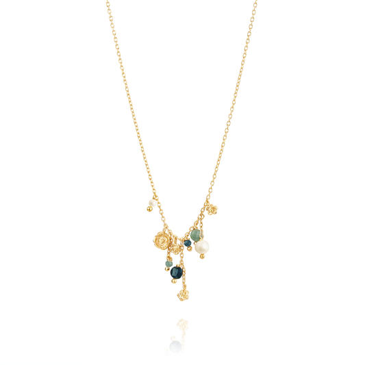 Blue Petals Necklace