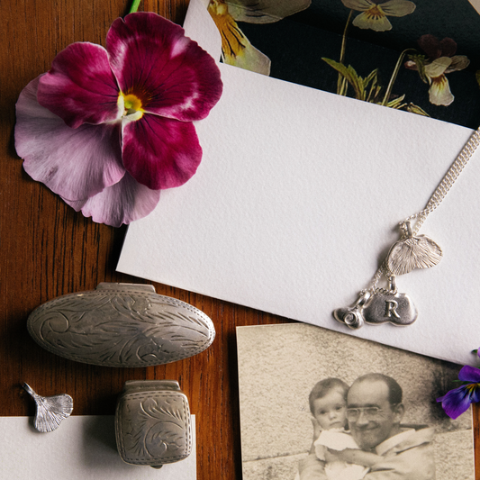 Medium Pansy Petal Necklace