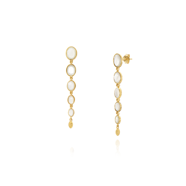 Articulated Orange Blossom Earrings