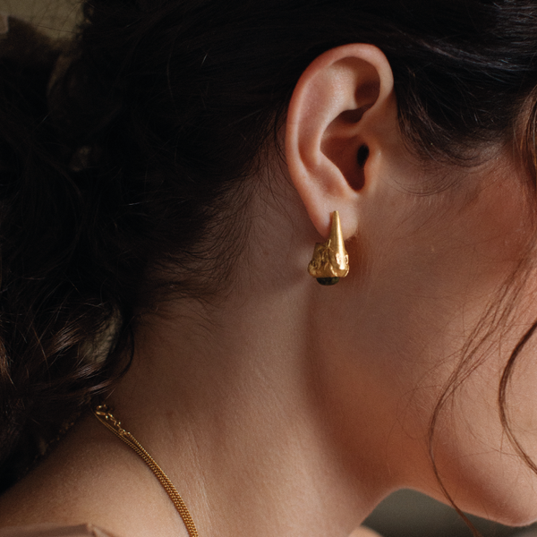 Eucalyptus Capsule Earrings - Sopro Parfum Collection