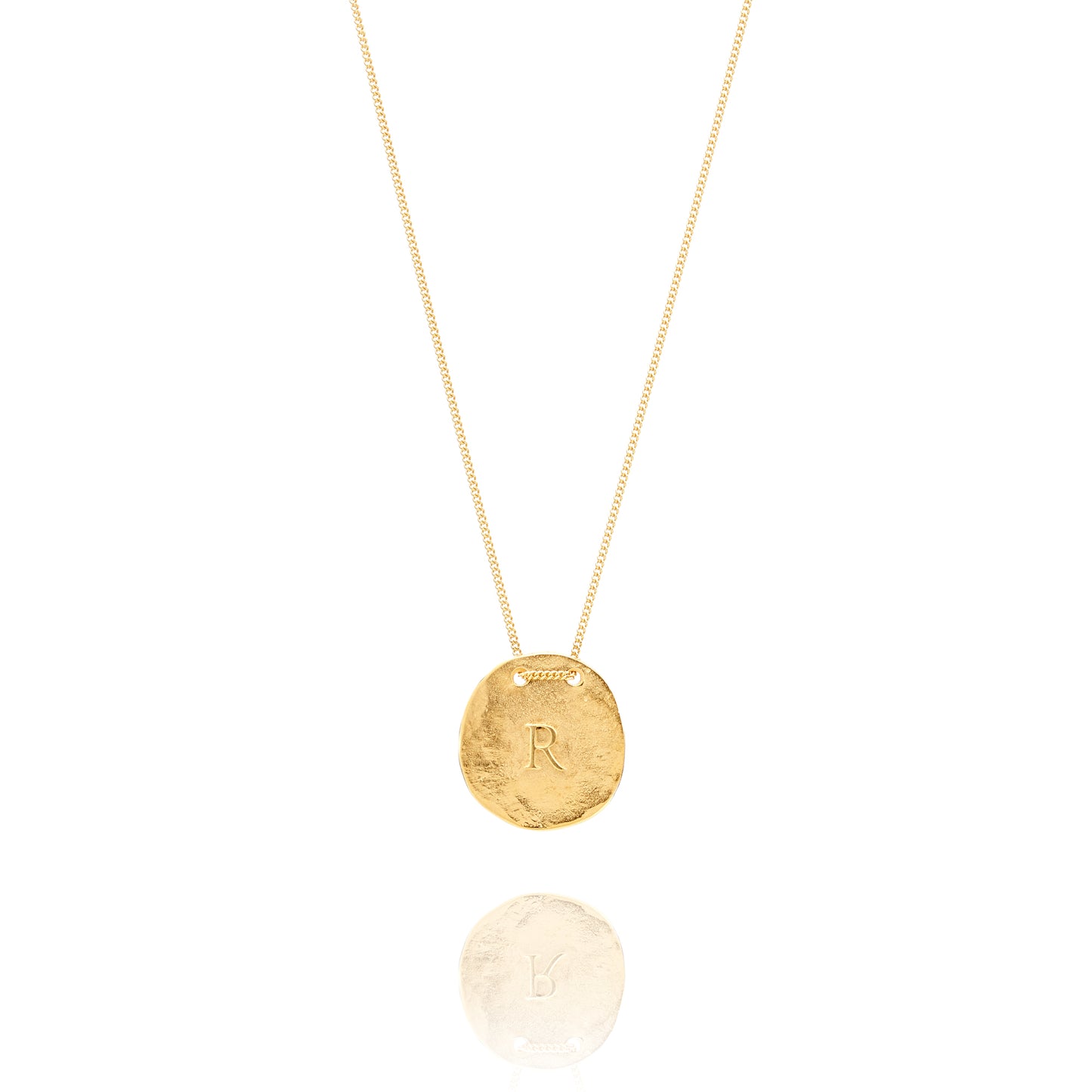 Golden Necklace R from Rosa Front