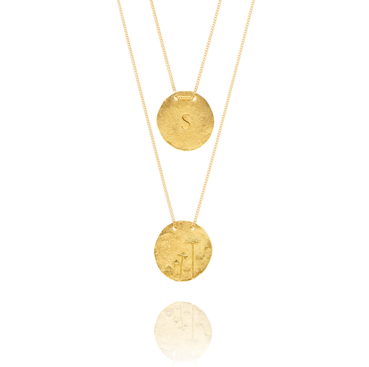 Golden Necklace S from Scabiosa