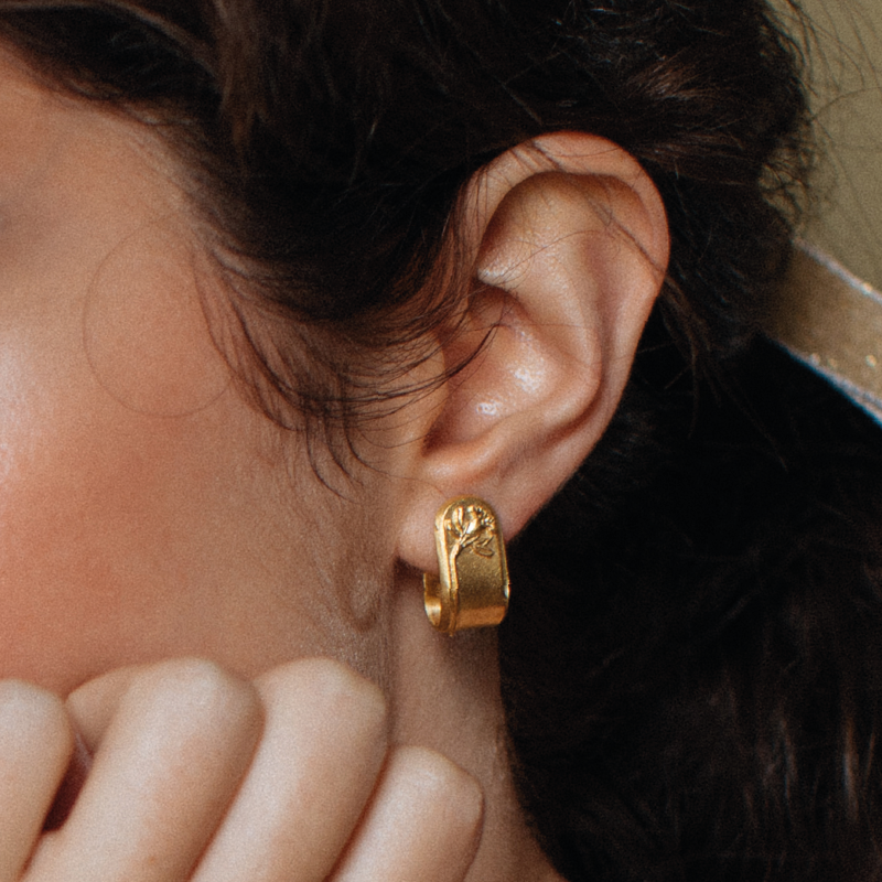 Narcissus Hoops - Parfum Collection