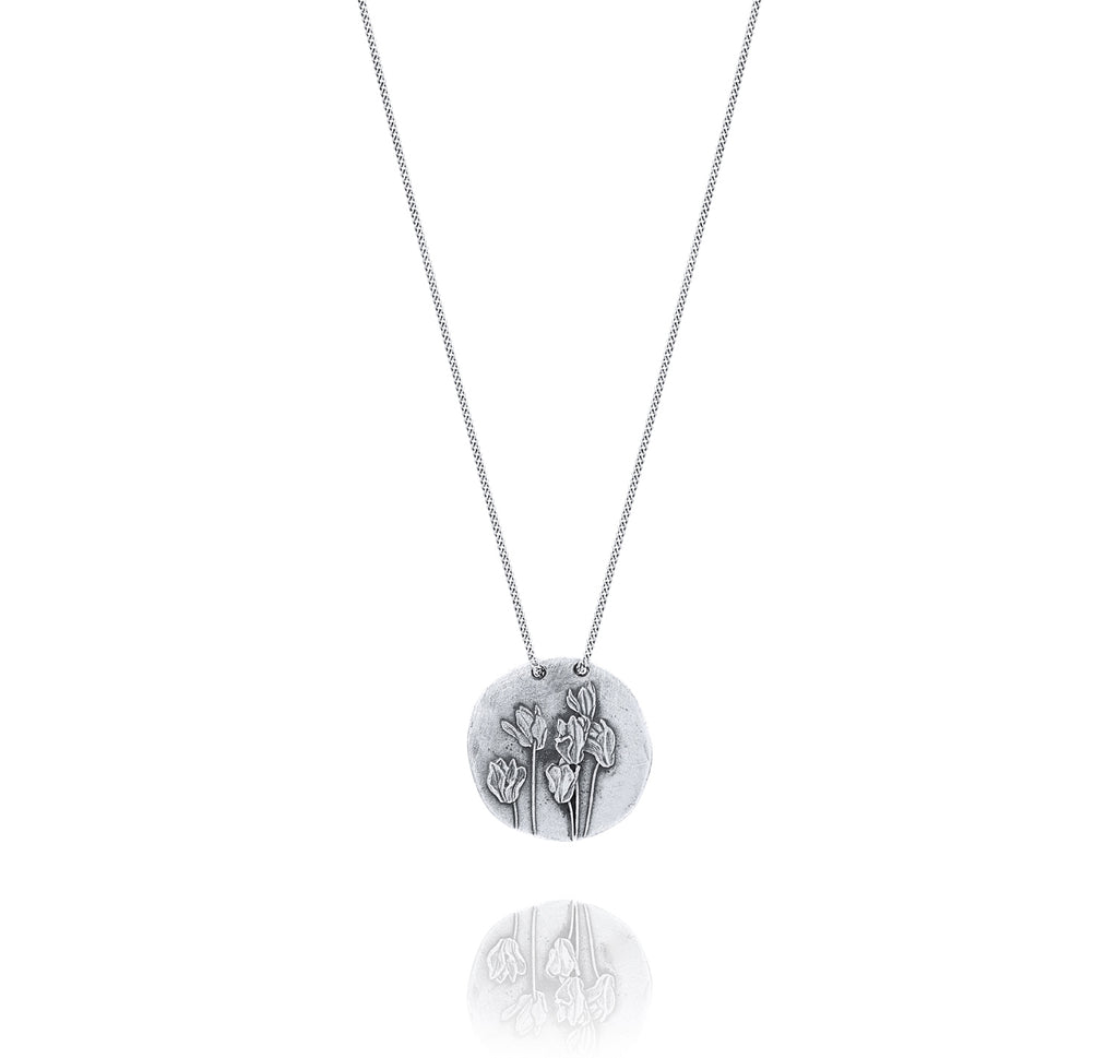 Silver Necklace C from Ciclame Back