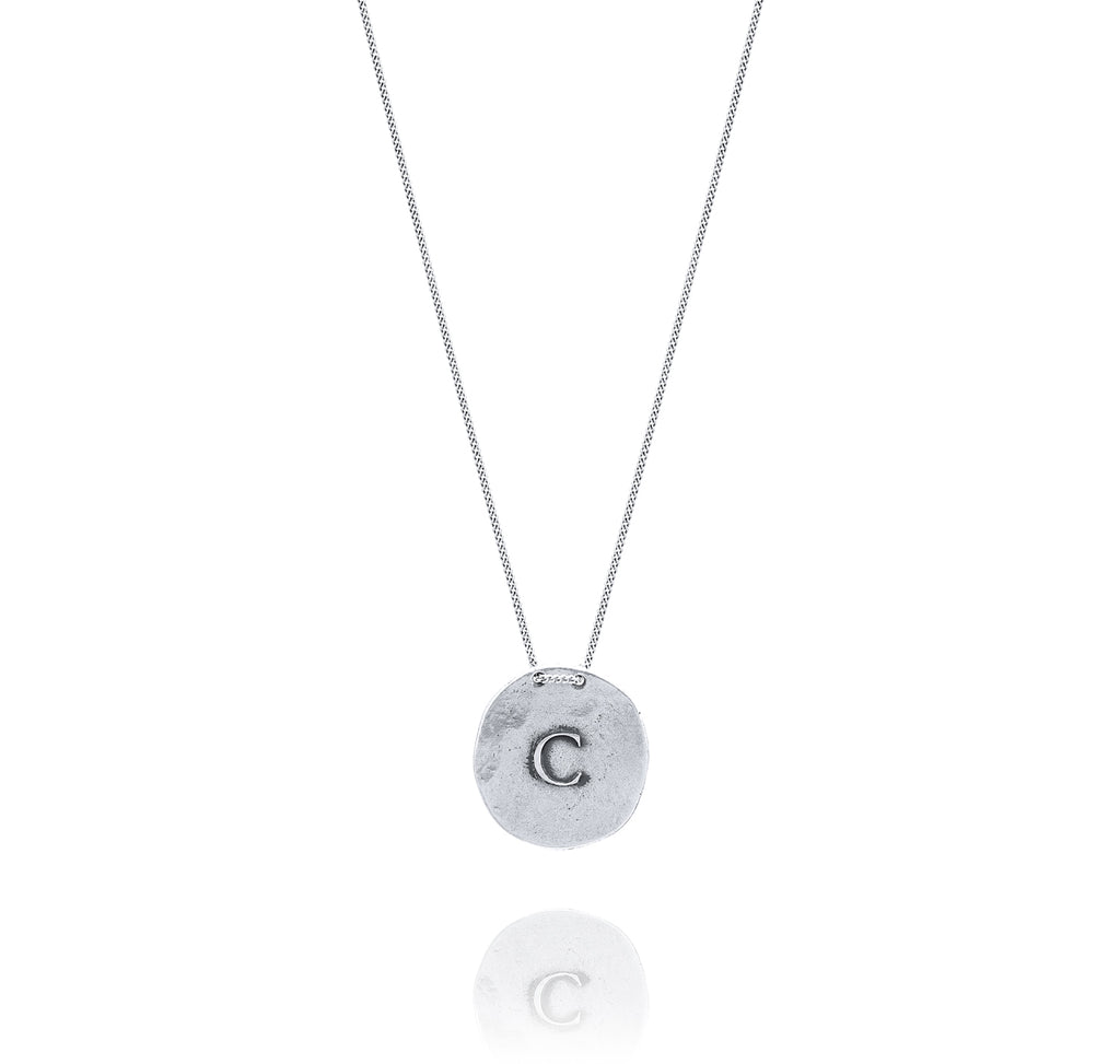 Silver Necklace C from Ciclame Front