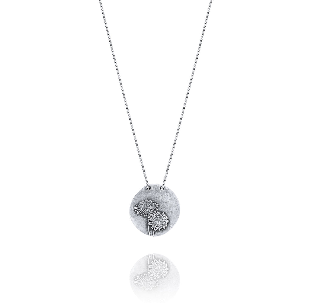 Silver Necklace D from Dandelion Back
