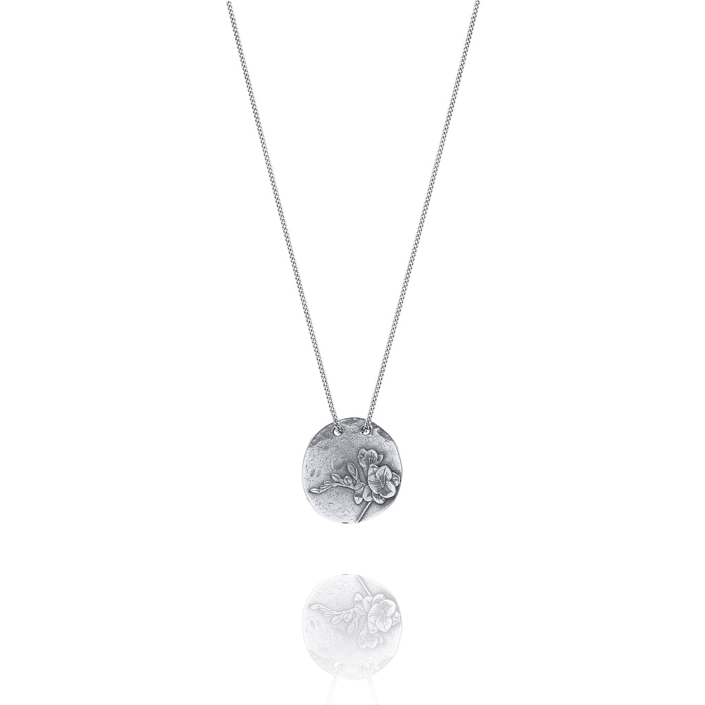 Silver Necklace F from Fresia Back