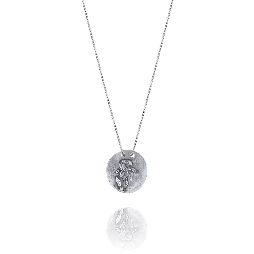 Silver Necklace I from Iris Back