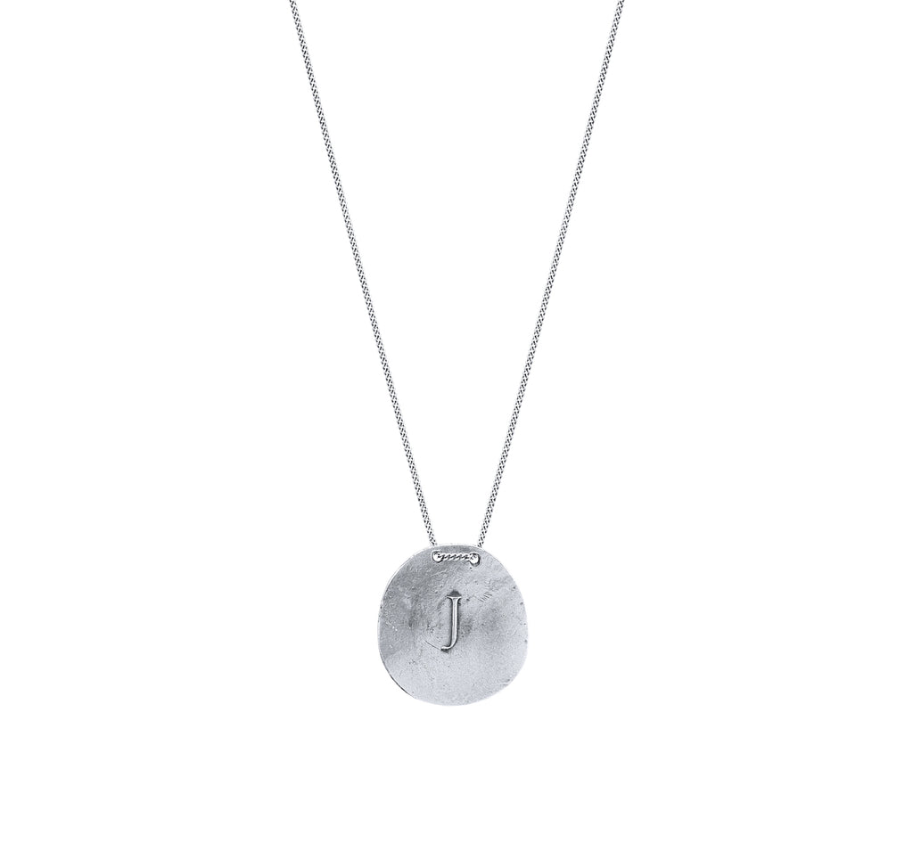 Silver Necklace J from Jacinto Front