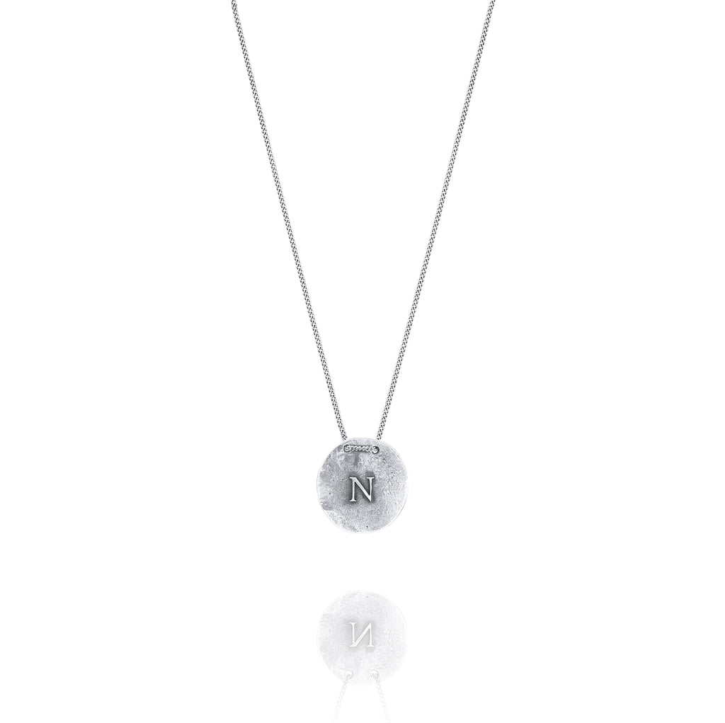Silver Necklace N from Nenufar Front