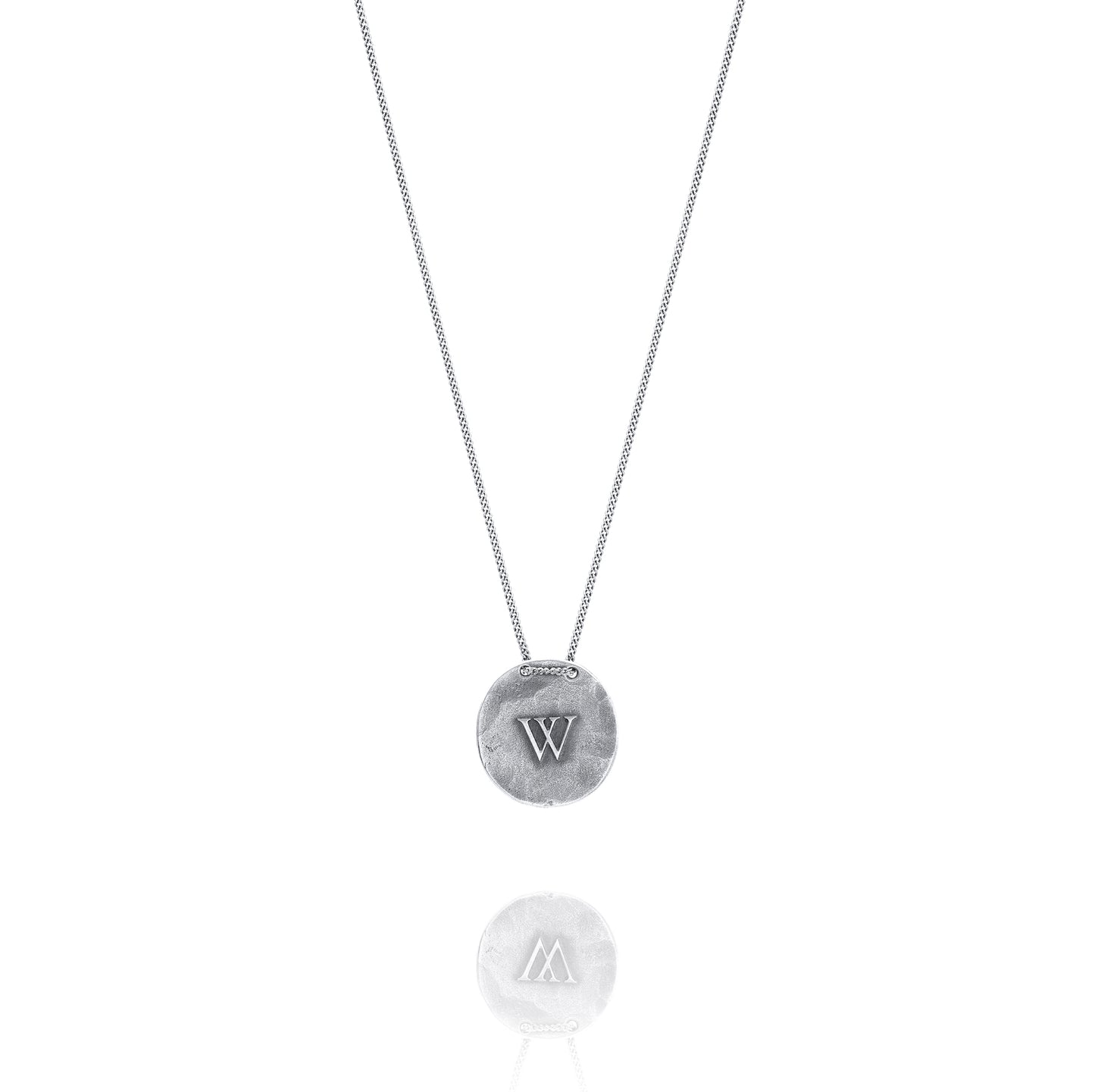 Silver Necklace W from Watsonia Front