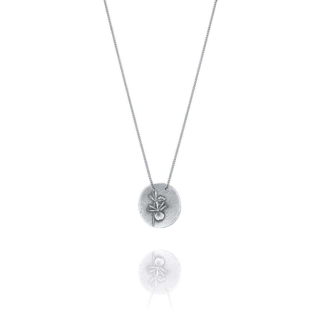 Silver Necklace Z from Zygosepalum Back