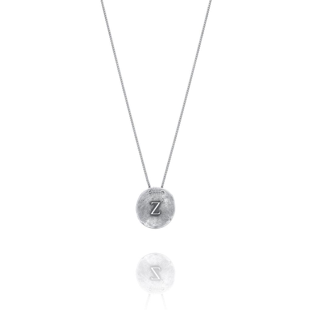 Silver Necklace Z from Zygosepalum Front