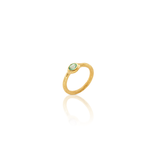 Green Bromelia Ring