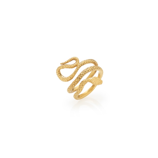 Spiral Serpent Ring
