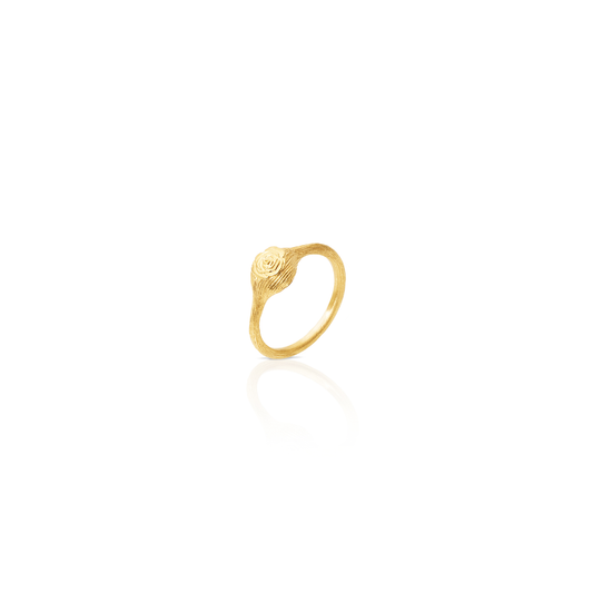 Rose Solitaire Ring