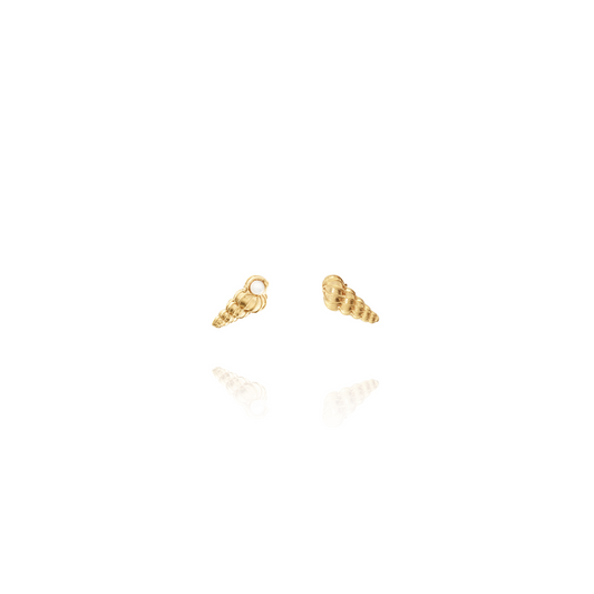 Conch Shells Pearl Earrings