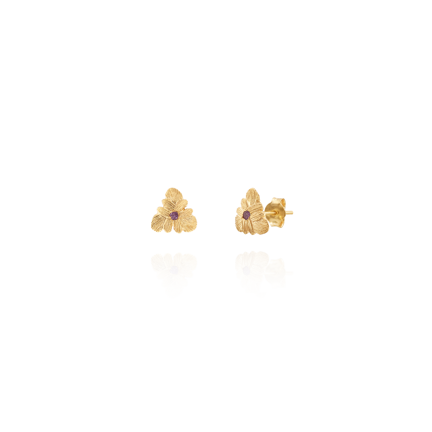 Amethyst Bromelia Earrings