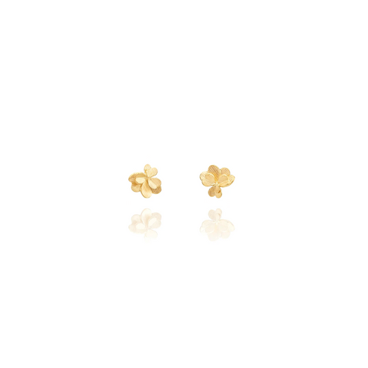 Pansy Flower Earrings