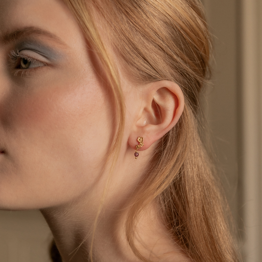 Pink Dew Earrings