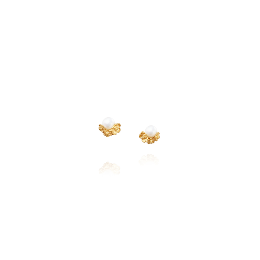 White Myosotis Earrings