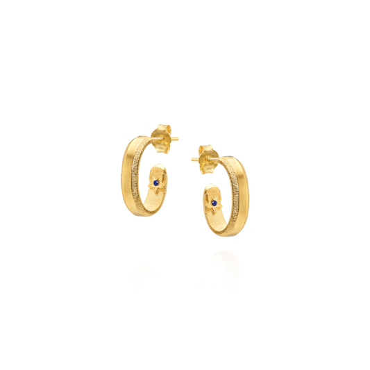 Lavender Inside Out Hoops