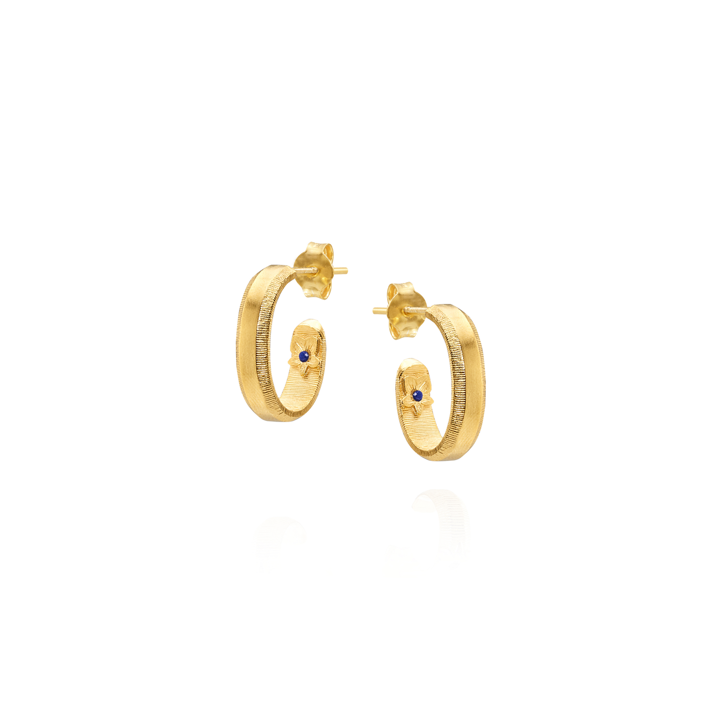 Lavender Inside Out Hoops