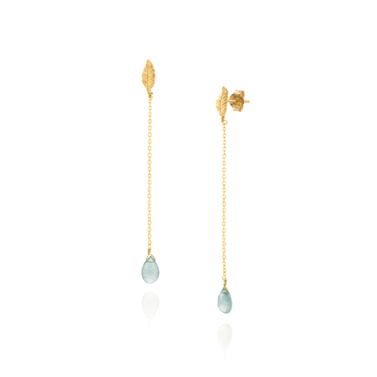 Brincos Spring Águas Marinhas