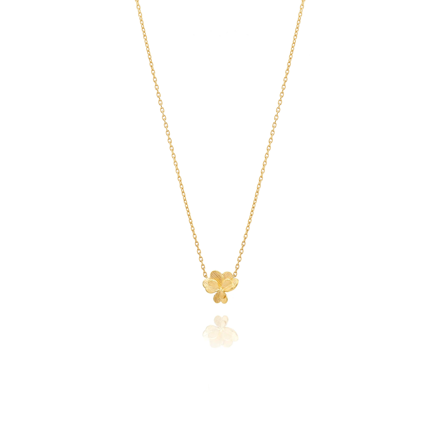 Pansy Flower Necklace