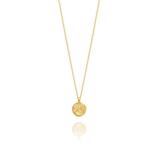Editable Pansy Necklace
