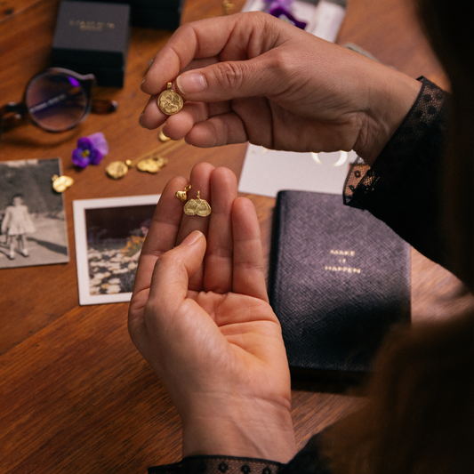 Editable Pansy Pendant