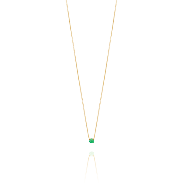 Drop Necklace with Mini Chrysoprase