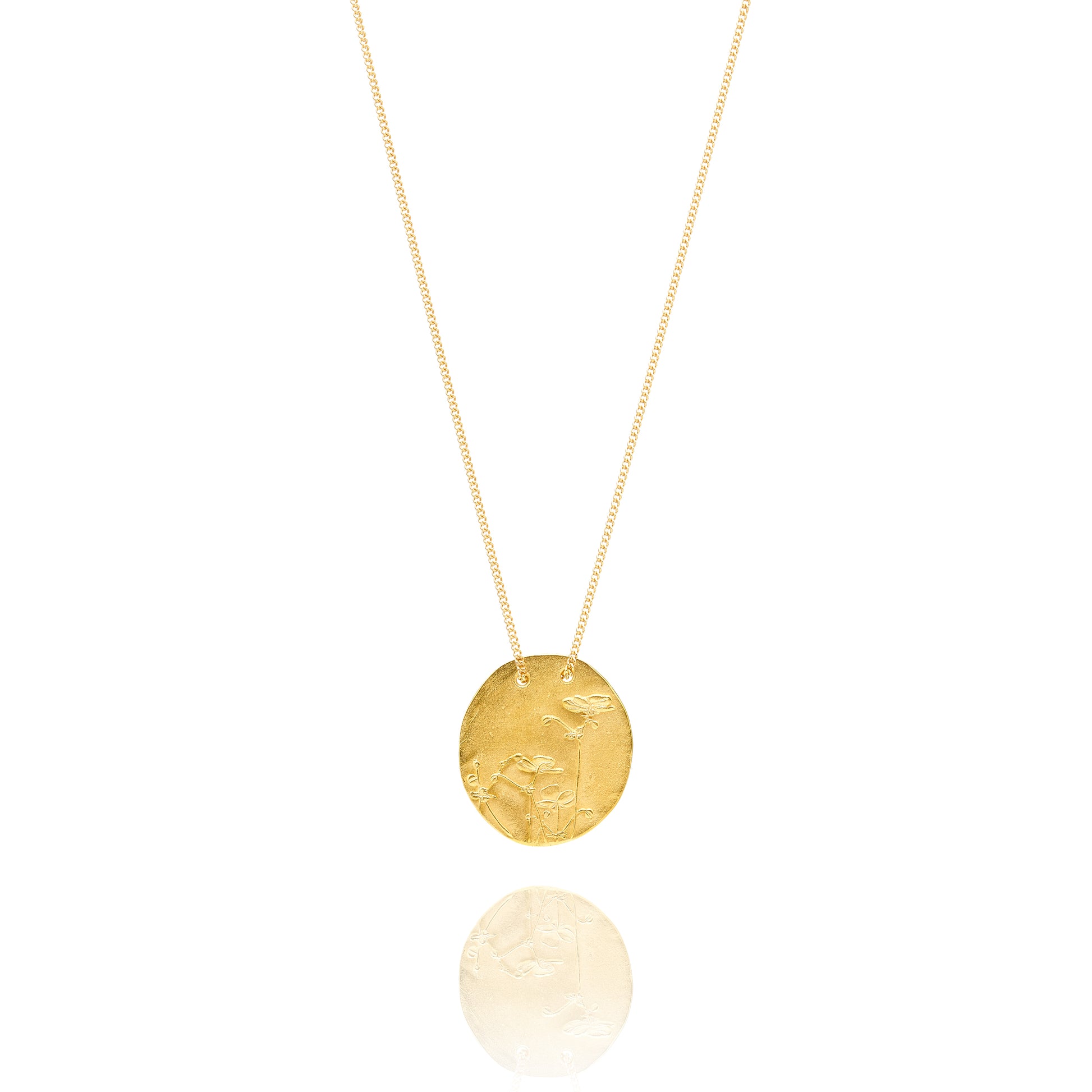 Golden Necklace A from Anemona Back