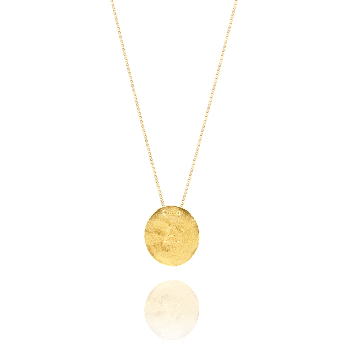 Golden Necklace A from Anemona Front