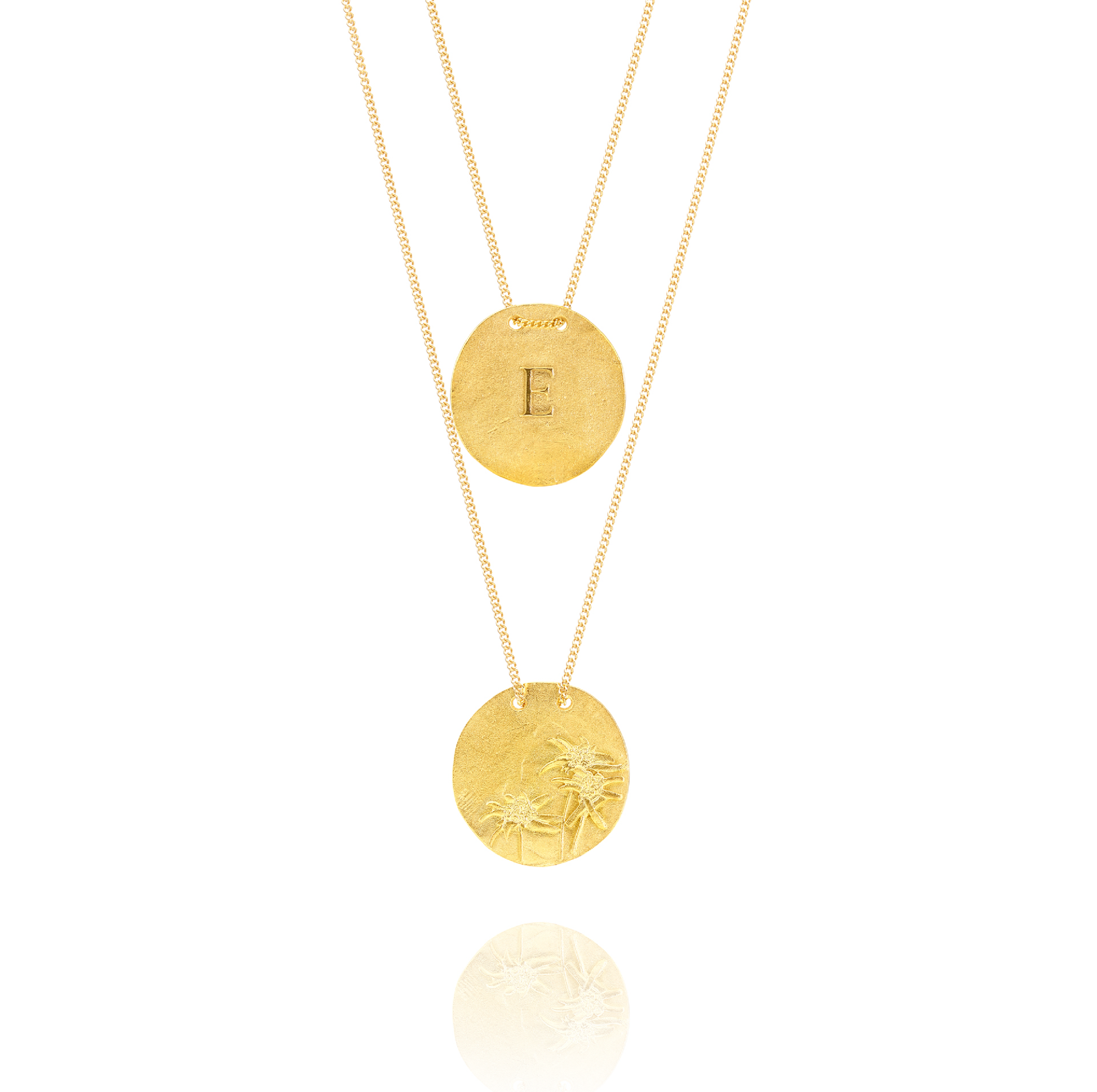 Golden Necklace E from Edelweiis 