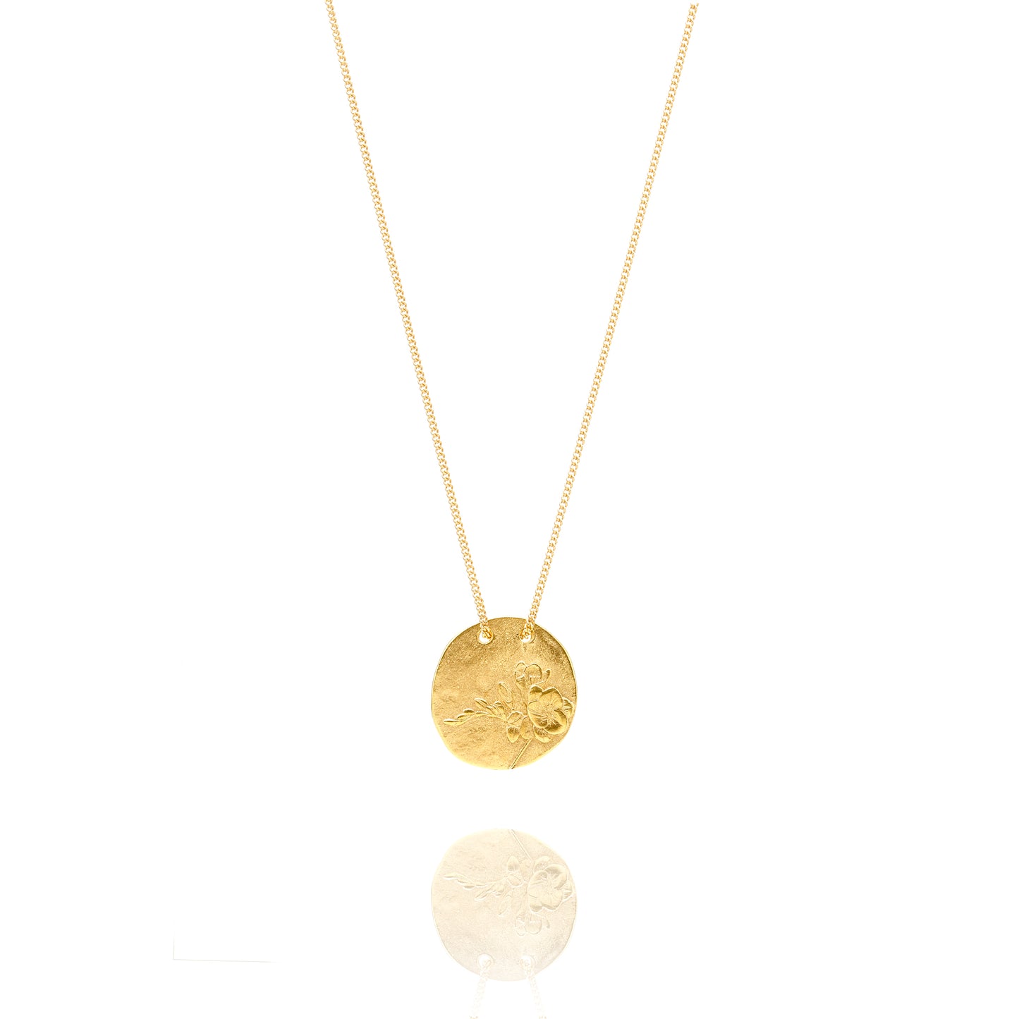 Golden Necklace F from Fresia Back