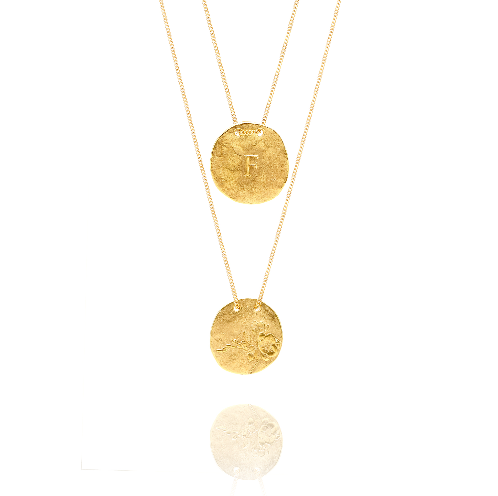 Golden Necklace F from Fresia 