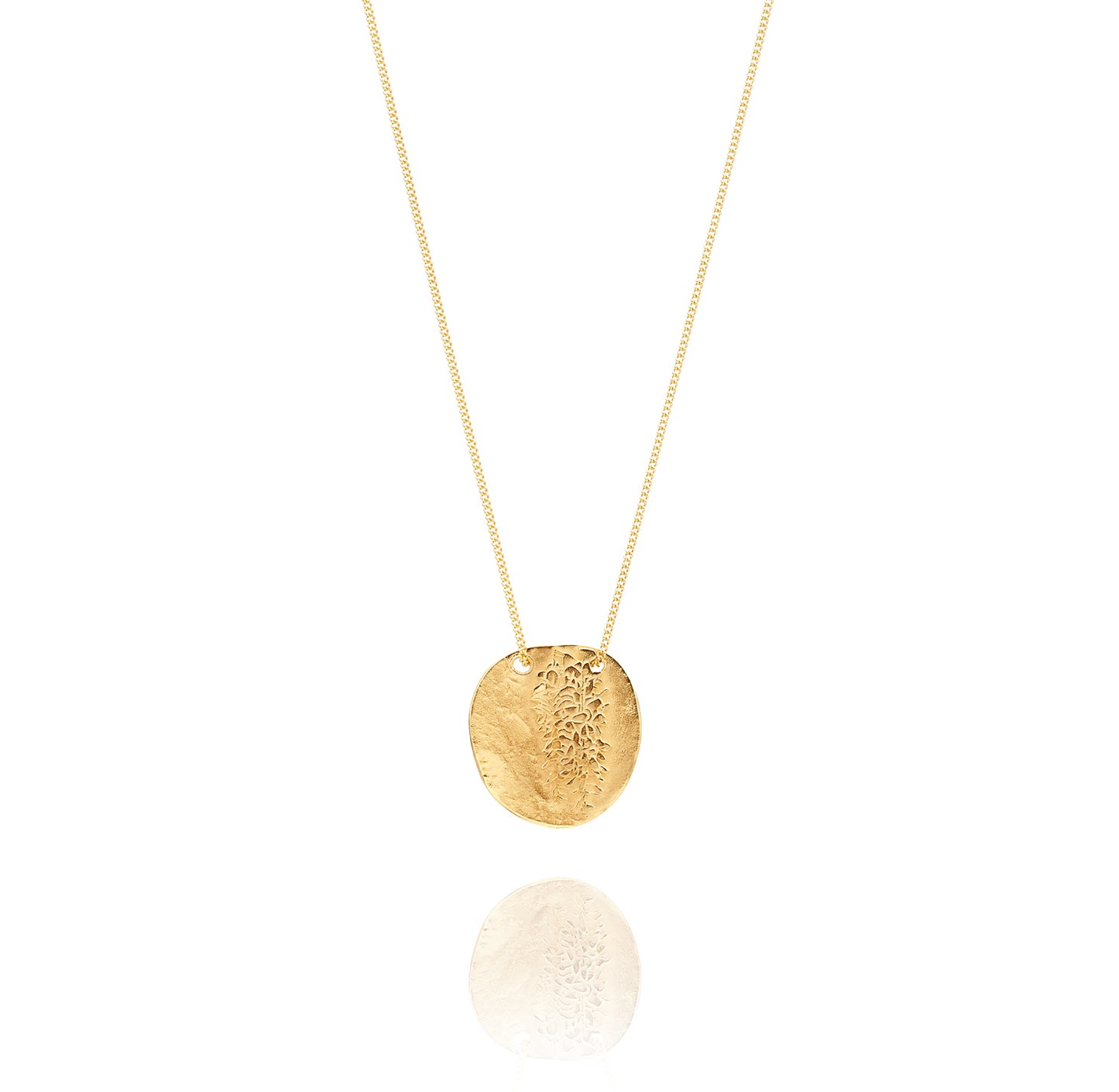 Golden Necklace G from Glicinea Back