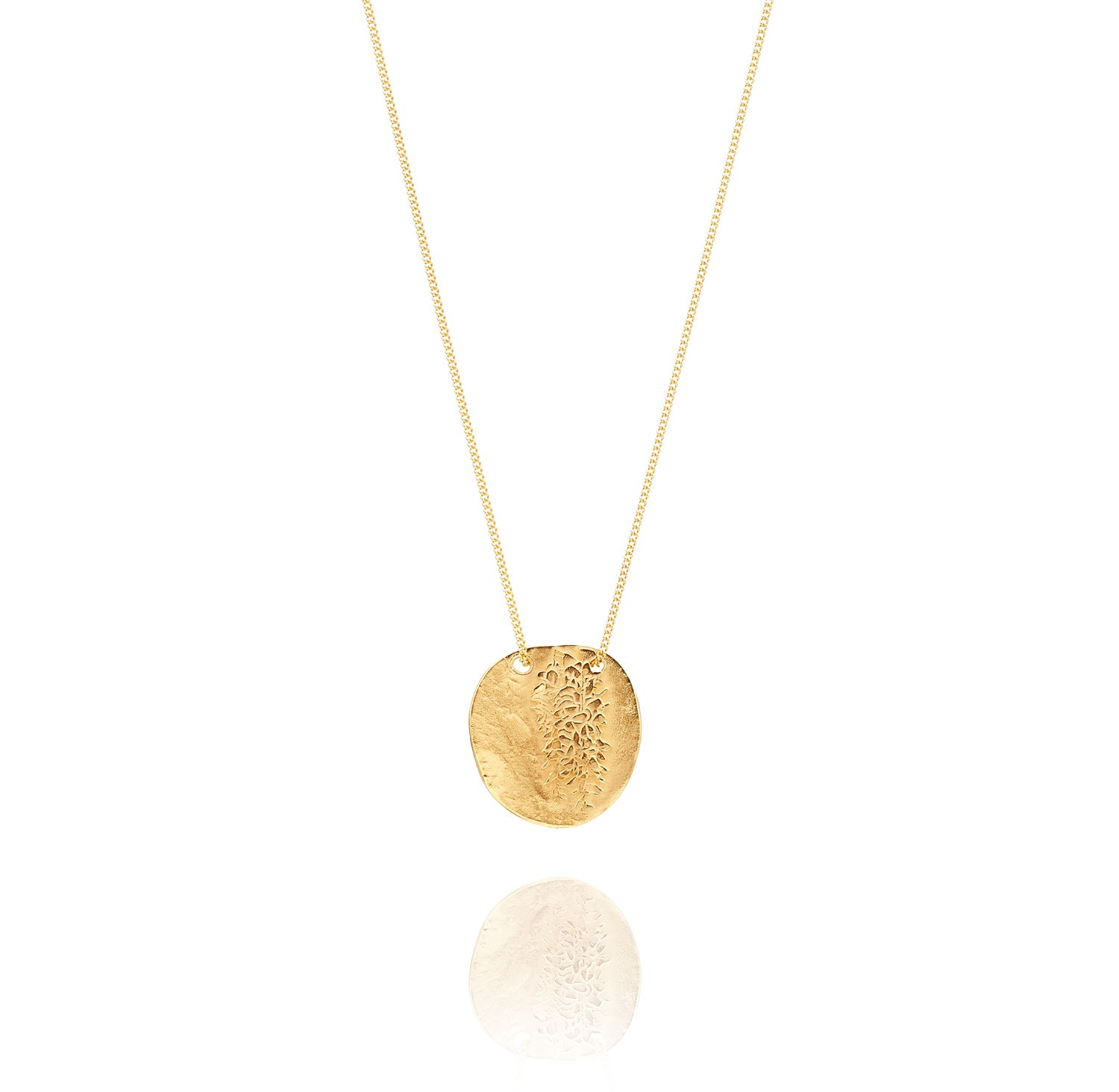 Golden Necklace G from Glicinea Back