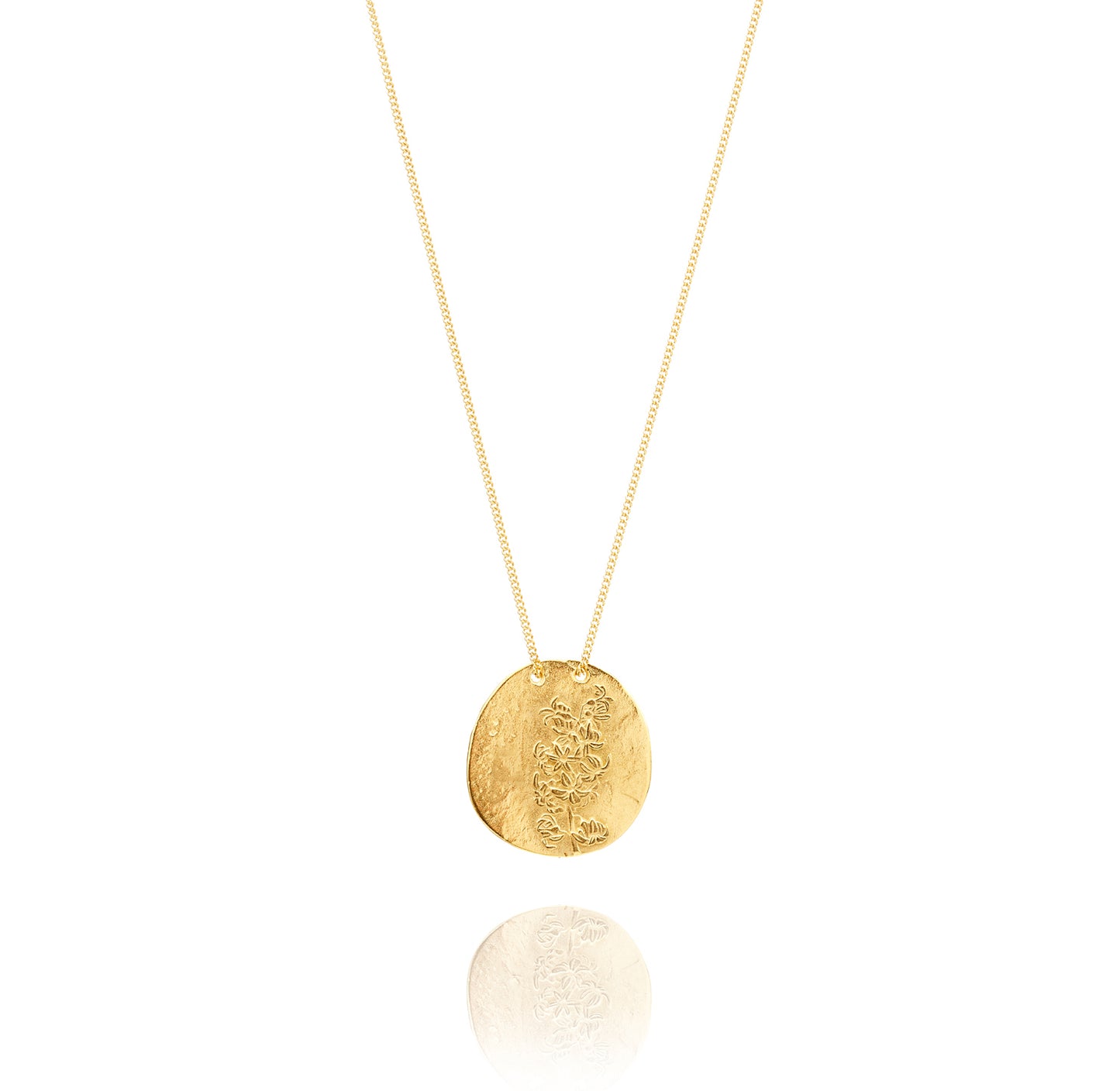 Golden Necklace J from Jacinto Back
