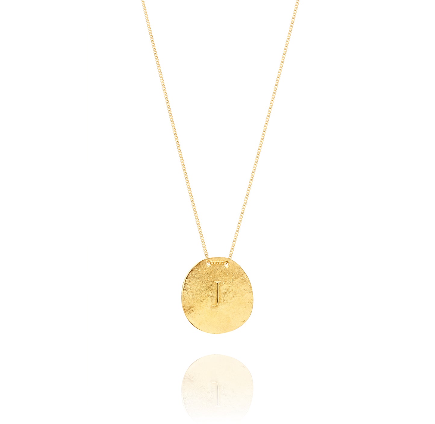 Golden Necklace J from Jacinto Front