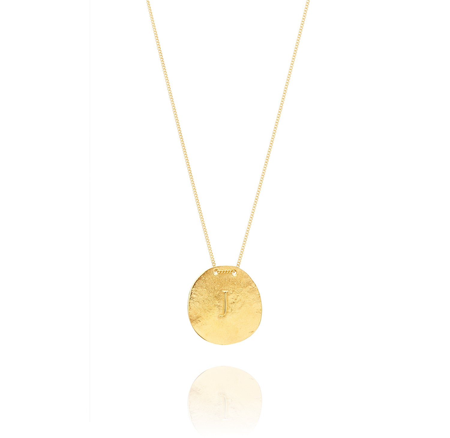 Golden Necklace J from Jacinto Front