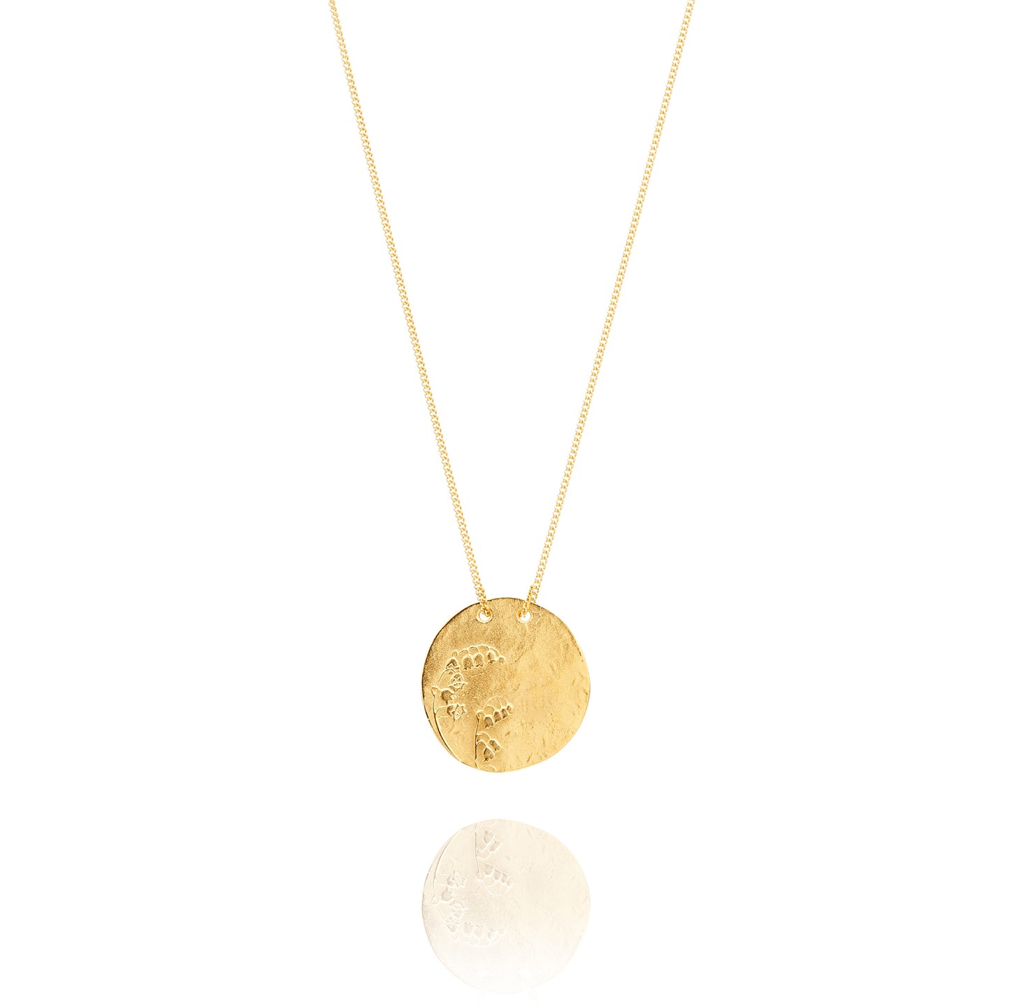 Golden Necklace L from Lirio do Vale Back
