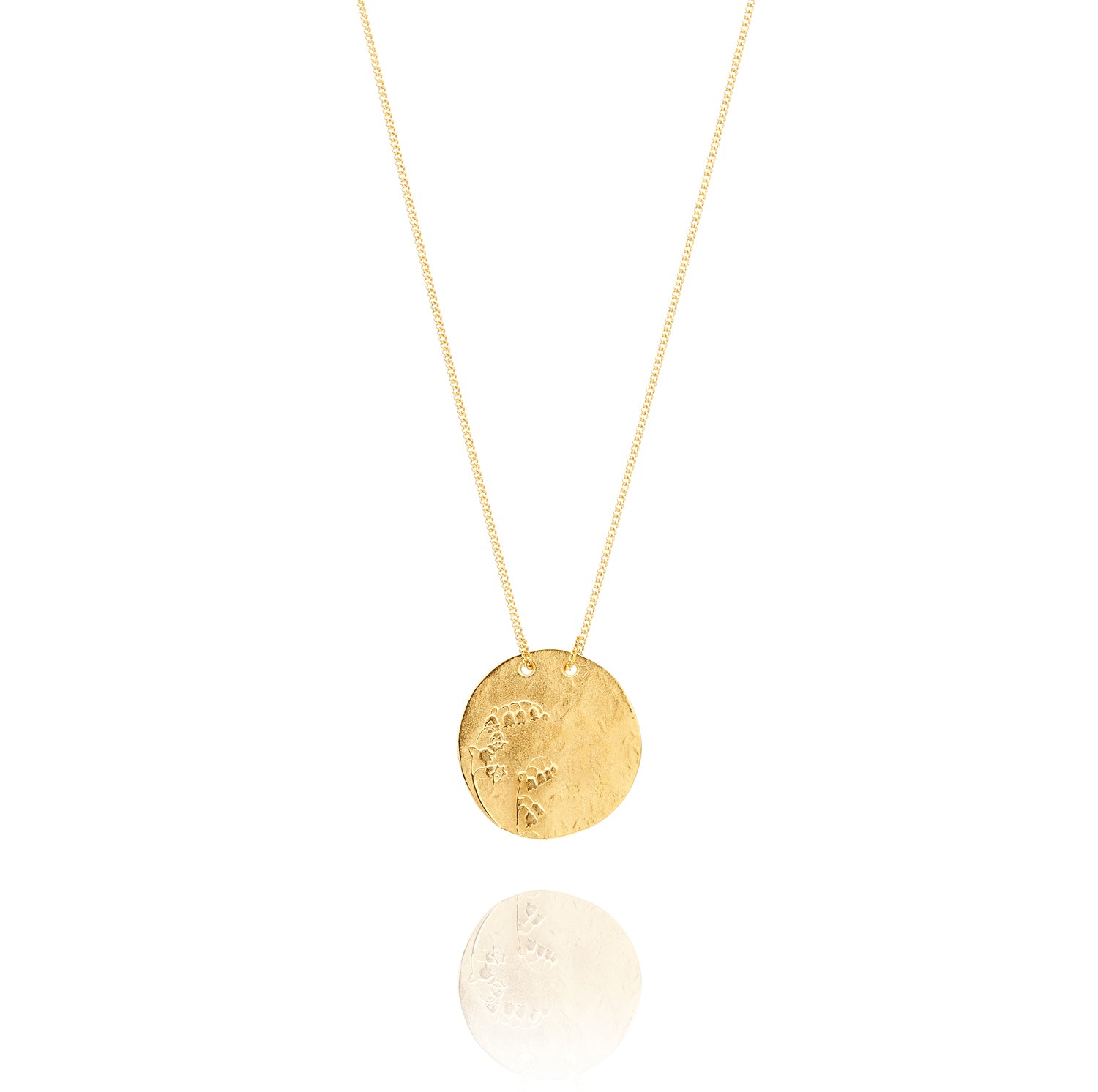 Golden Necklace L from Lirio do Vale Back