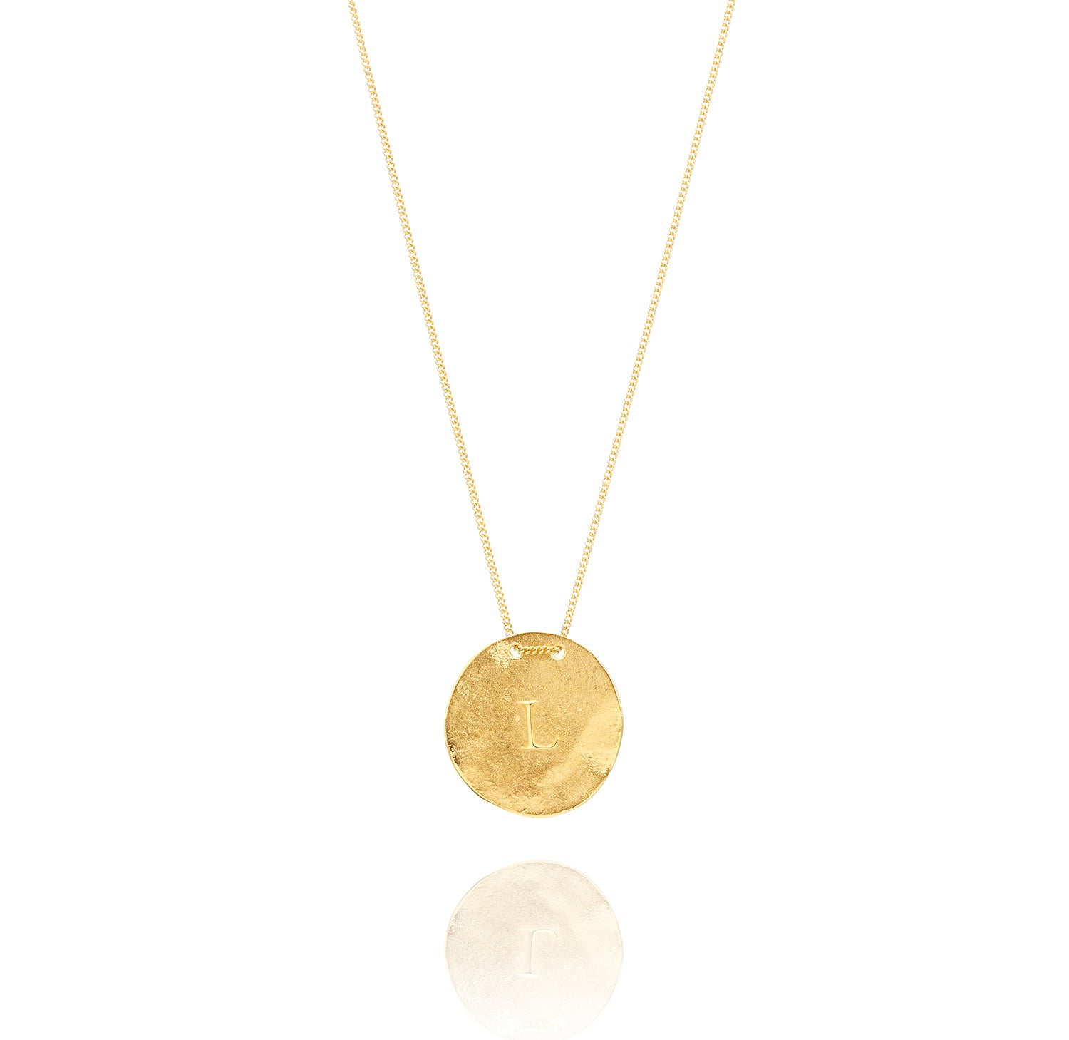 Golden Necklace L from Lirio do Vale Front