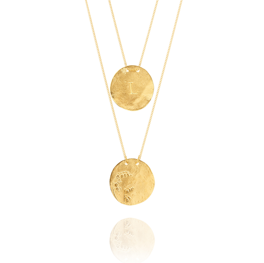 Golden Necklace L from Lirio do Vale