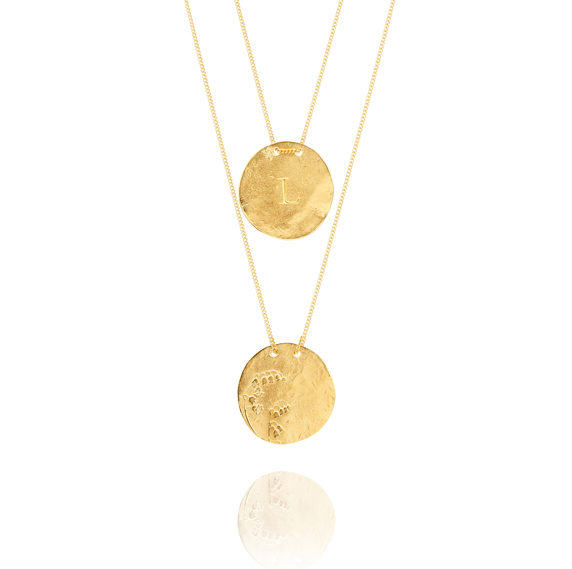 Golden Necklace L from Lirio do Vale