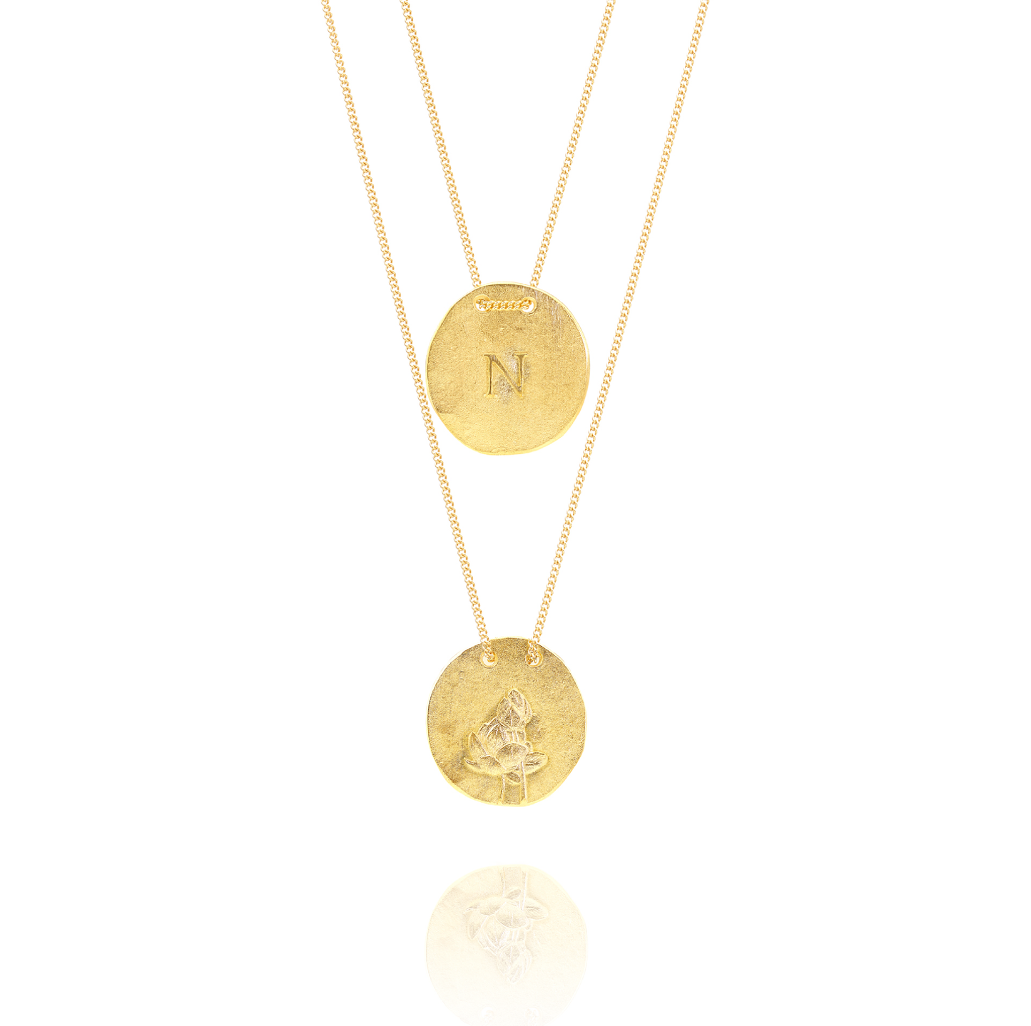 Golden Necklace N from Nenufar 
